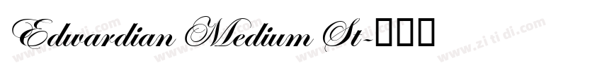 Edwardian Medium St字体转换